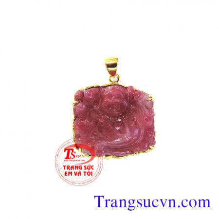 Mặt dây Phật saphir thiên nhiên vàng 10k,mat day mat phat,mat day,mat ngoc,mat da quy,mat tu nhien