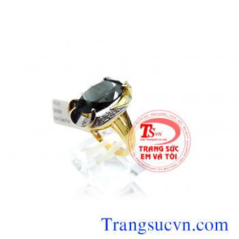 Nhẫn nữ saphir thiên nhiên