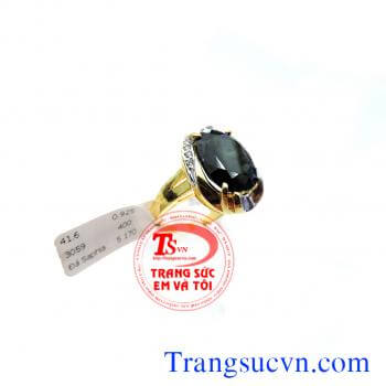 Nhẫn nữ saphir thiên nhiên