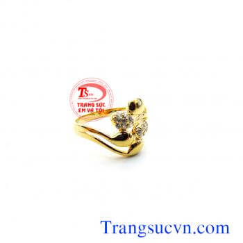 Nhẫn nữ vàng tây nữ