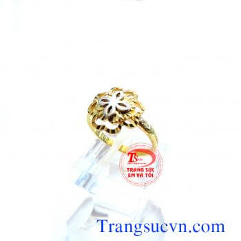 Nhẫn nữ vàng tây đẹp