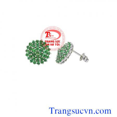 Emerald kết hoa tai đẹp