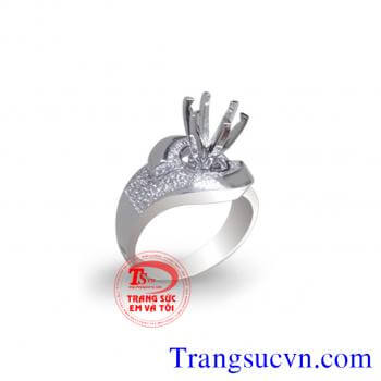 Bán Vỏ nhẫn kim cương đẹp,gia vo nhan,vo nhan kim cuong,o nhan kim cung thiên nhiên có giấy kiểm định đá quý và vàng,chế tác trên máy 3D