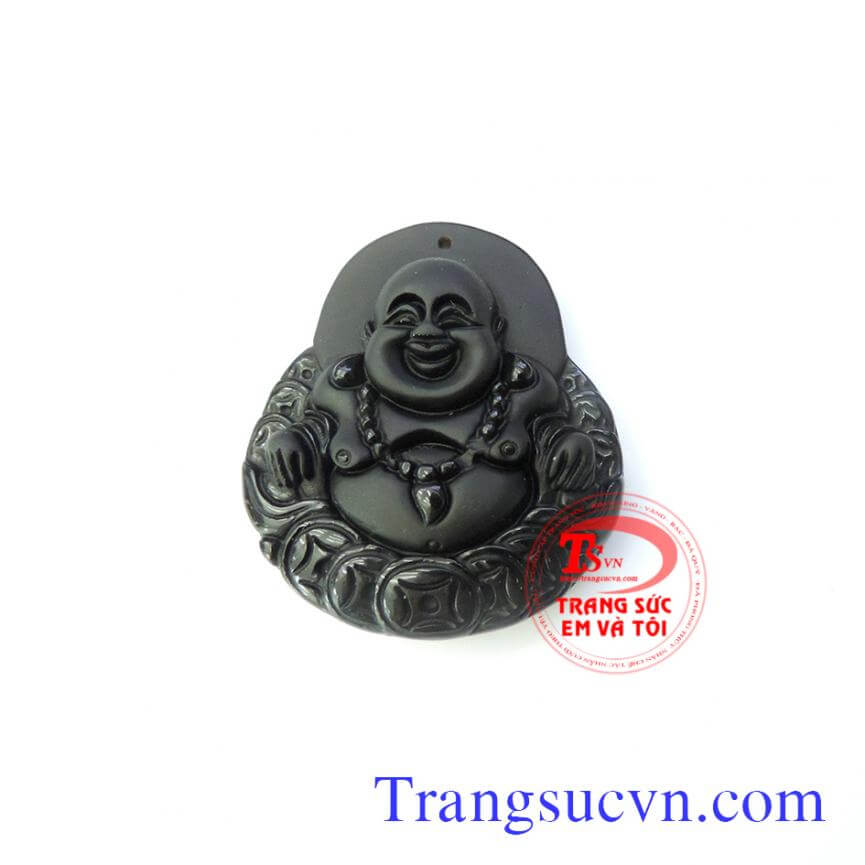 Măt phật di lặc màu đen