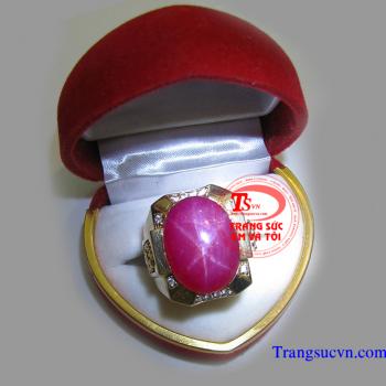 Nhẫn ruby sao đẹp