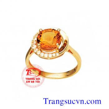 Nhẫn vàng nữ sapphire đẹp