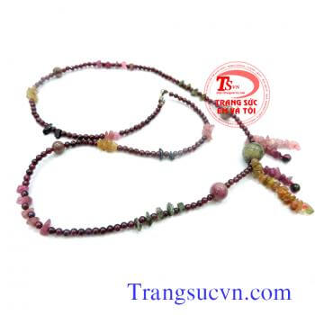 Vòng cổ đá Tuormaline