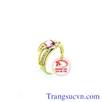 Nhẫn nữ đẹp ruby tự nhiên