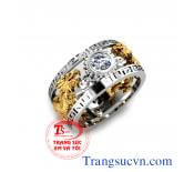 Nhẫn rồng vàng hai màu