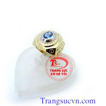 Nhẫn đá topaz ngựa vàng,nhẫn nam vang tay gia re,nhẫn nam vang tay10k,nhẫn nam vàng tay 14k,nhẫn nam đẹp