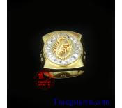 Nhẫn nam giá rẻ được cho chế tác đẹp với công nghệ với máy 3D mới nhất Nhẫn nam đá bọ cạp vàng