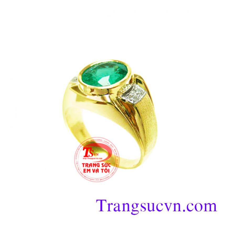 Emerald nhẫn nam đẹp