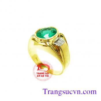 Emerald nhẫn nam đẹp