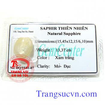 Saphir trắng sao nhẹ