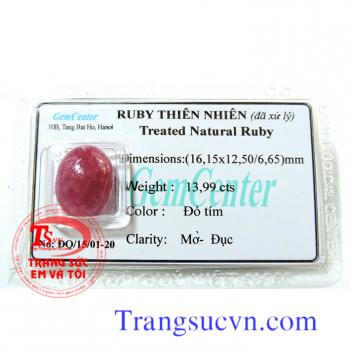 Đá quý ruby ép vỉ