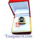 Nhẫn nam đá đen