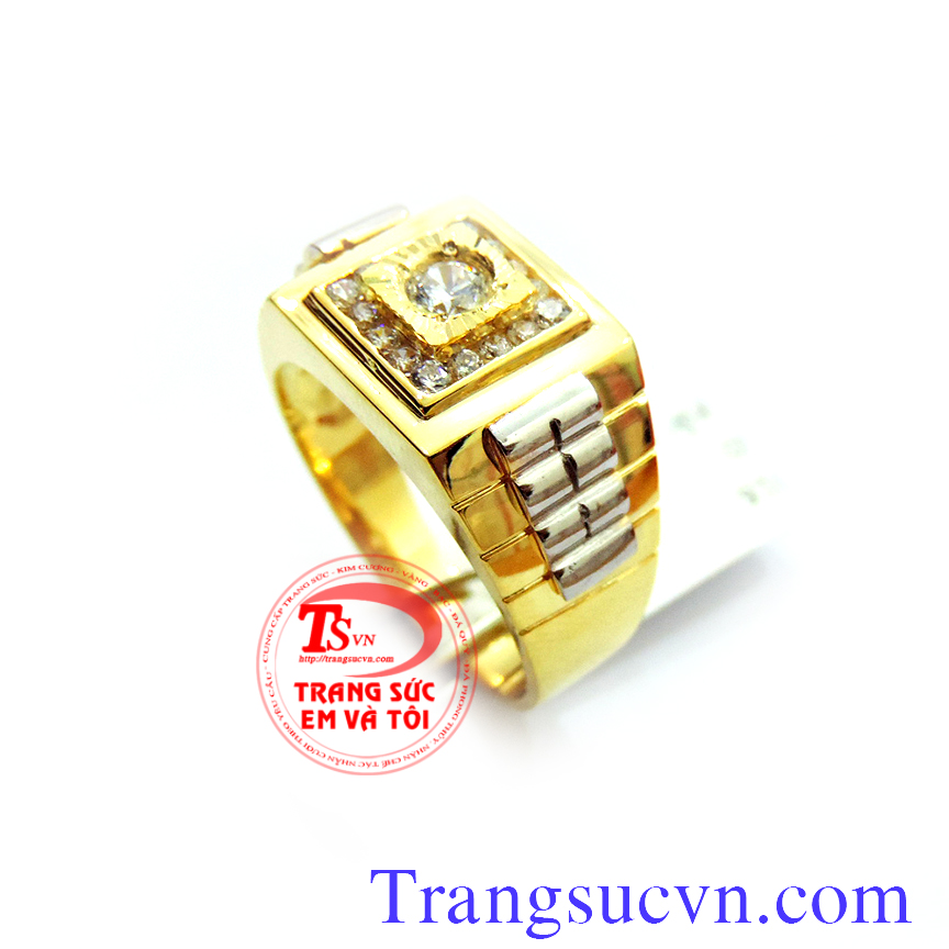Nhẫn nam vàng kim cương nhân tạo giá tốt cho bạn dễ sở hữu chiếc nhẫn nam vàng tây đẹp cho bạn trang trọng và phong cách,Bán toàn quốc