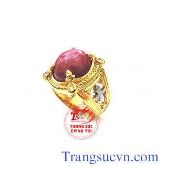 Bán và đặt Chiếc nhẫn vàng nam ruby thiên nhiên có giấy kiểm định bán toàn quốc,Uy tín, chất lượng và thanh toán an toàn tại việt nam