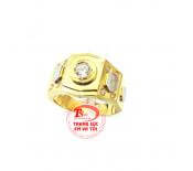 Nhẫn nam vàng, giá rẻ đẹp,nhan nam vang tay,nhan nam da quy,nhan nam vang,nhan cho nam,nhan vàng tây