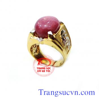Nhẫn nam đá ruby đỏ với hàng trăm chiếc nhẫn nam đá quý với vàng tây 14k gắn đá quý ruby tự nhiên cho bạn tha hồ lựa chọn