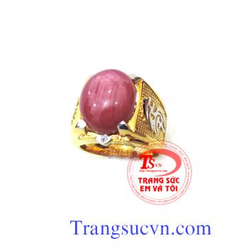 Nhẫn nam đá ruby đỏ với hàng trăm chiếc nhẫn nam đá quý với vàng tây 14k gắn đá quý ruby tự nhiên cho bạn tha hồ lựa chọn