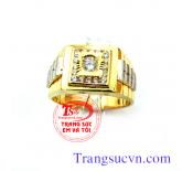 Nhẫn nam vàng kim cương nhân tạo giá tốt cho bạn dễ sở hữu chiếc nhẫn nam vàng tây đẹp cho bạn trang trọng và phong cách,Bán toàn quốc