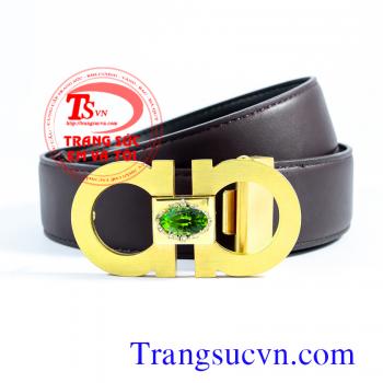 Thắt lưng vàng 18k đá Peridot+Diamond