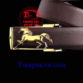 Mặt thắt lưng ngựa vàng tây