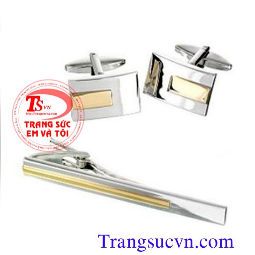 Kẹp Caravat vàng tây bộ