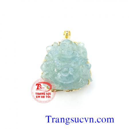 Mặt dây Phật Aquamarine đẹp