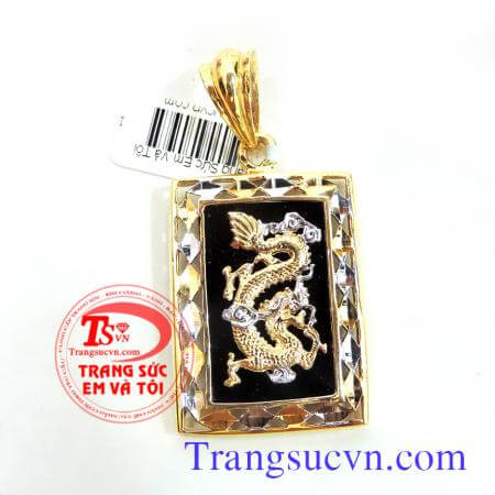 Mặt rồng vàng nam nổi