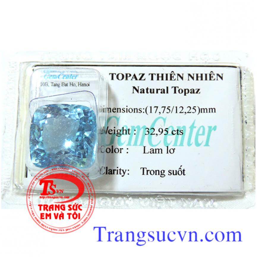 Đá Topaz Vuông đẹp