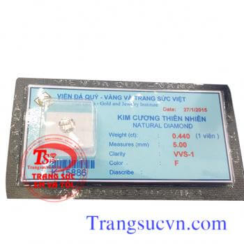 Kim cương tự nhiên 5 ly