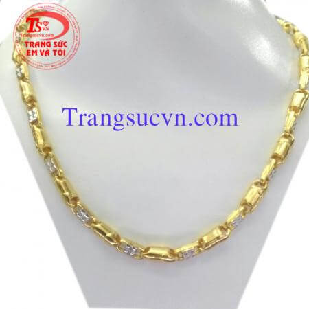 Bộ dây chuyền rồng vàng