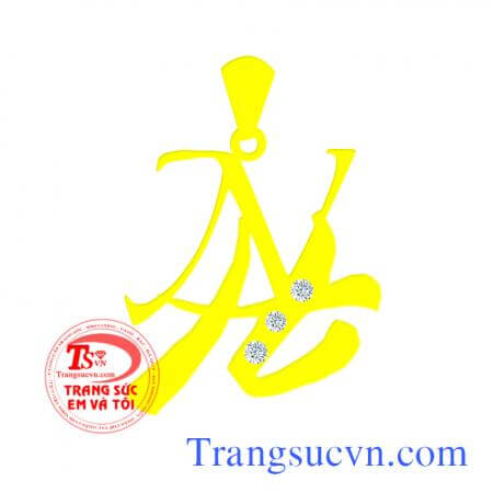 Mặt dây chữ vàng màu 10k 12k 14k 18k theo yêu cầu là món qua tinh thần và ý nghĩa cho bạn