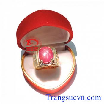 Nhẫn nam ruby sao việt nam