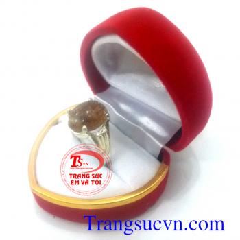 Nhẫn nữ thạch anh tóc