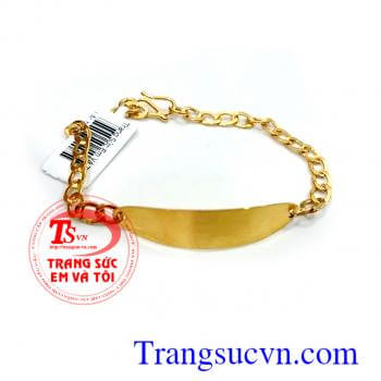 Lắc trẻ em vàng khắc tên theo yêu câu của bạn.sản phẩm danh cho em bé từ  tháng tuối đến 2 tuổi đeo tay hoặc đeo chân làm ngày đầy tháng
