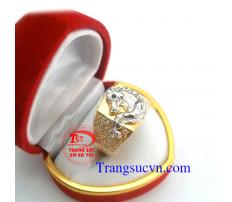 Nhẫn nam tuổi ngựa giá rẻ,tượng trưng cho sự thăng tiến, may mắn chế tác trên máy 3D đẹp|Bảo hành 06 tháng/giao nhẫn tận nơi.Thu tiền tại nhà Vàng đảm bảo