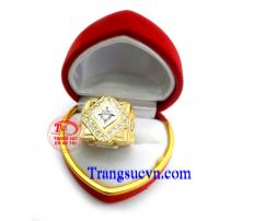 Nhẫn cho nam vàng sao