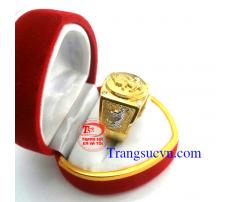 Nhẫn nam 3 con rồng