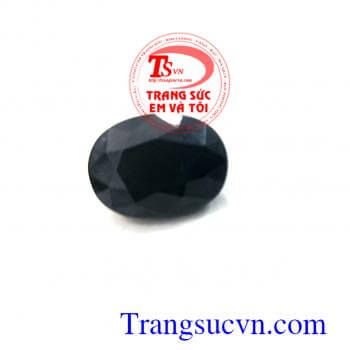 Đá sapphir đen thiên nhiên hàng đảm bảo chất lự tự nhiên có giấy chứng nhận khi lên sản phẩm hoặc bán rời