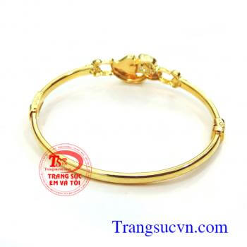 Vòng tay vàng tim