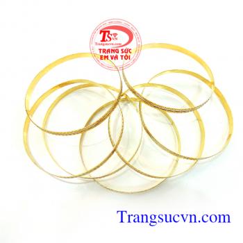 Vòng tuần vàng tây cho nữ