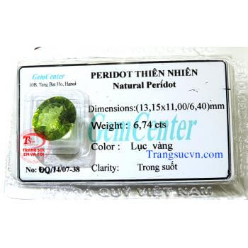 Đá Peridot thiên nhiên