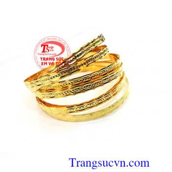 Bộ vòng tuần vàng dẹt đặt vòng tuần quý phái, đảo bảo tuổi vàng,bảo hành 6 tháng,giao hàng tận nơi