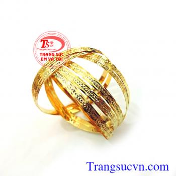 Bộ vòng tuần vàng dẹt đặt vòng tuần quý phái, đảo bảo tuổi vàng,bảo hành 6 tháng,giao hàng tận nơi