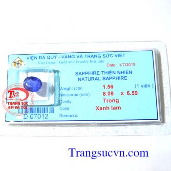 Sapphire xanh thẫm