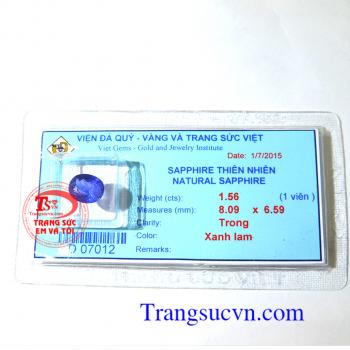 Sapphire xanh thẫm