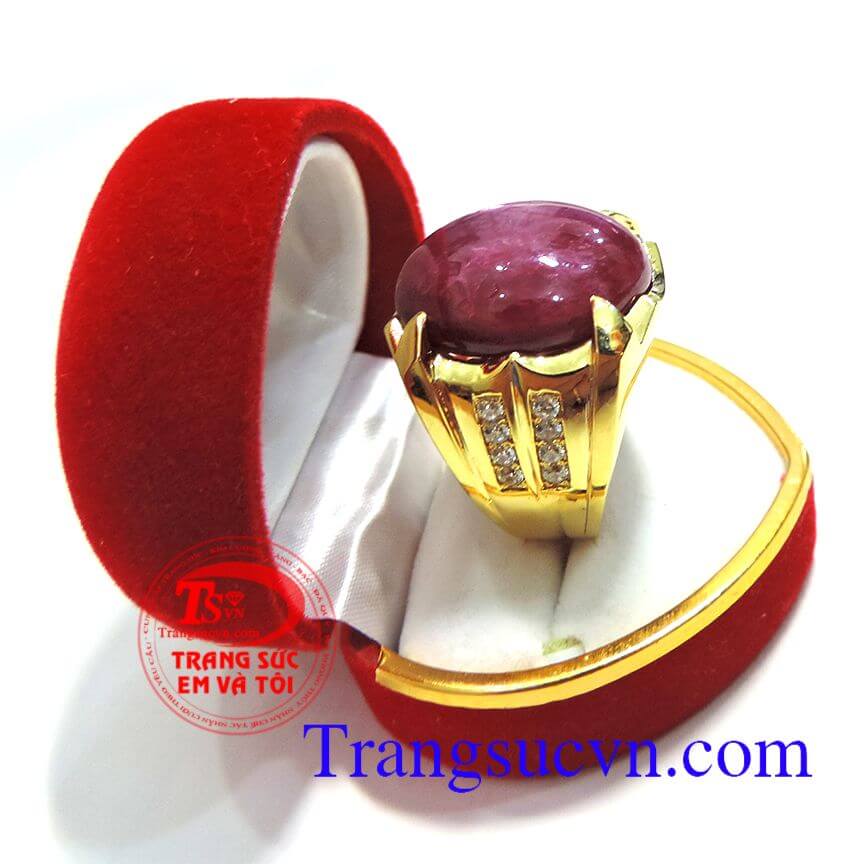 Nhẫn vàng ruby giá tốt vàng đảm bảo chất lượng,đá ruby có kiểm định,nhẫn nam vàng tây gắn đá quý dành cho nam thanh toán an toàn ruby giá tốt